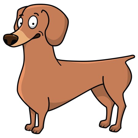 Signmission Dachshund Dog Decal, Dog Lover Decor Vinyl Sticker D-12-Dachshund